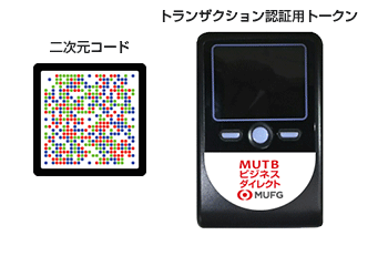 二次元コードと認証用トークン 二次元コードと認証用トークン