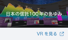日本の信託100年のあゆみ VRを見る