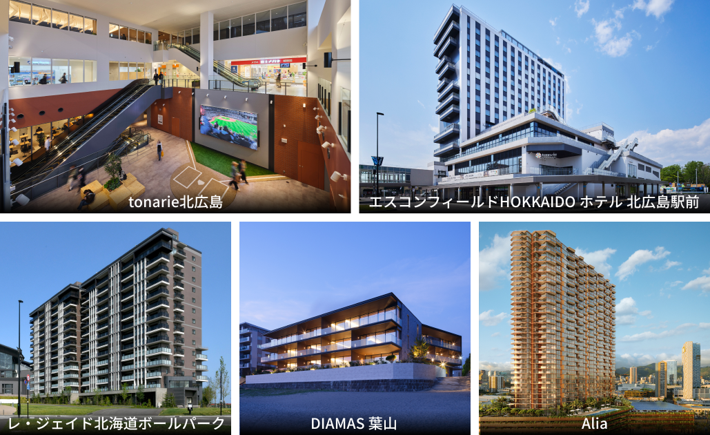 ���ォ��E���ɁAtonarie�k�L���A�G�X�R���t�B�[���hHOKKAIDO �z�e�� �k�L���w�O�AAlia�ADIAMAS �t�R�A���E�W�F�C�h�k�C���{�[���p�[�N